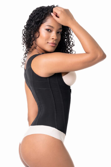 Corset zip à bretelles