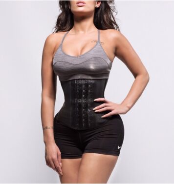 Long latex corset
